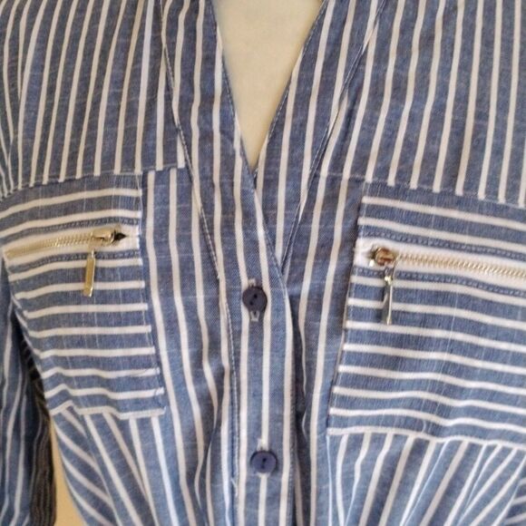 Mlle Gabrielle Striped Cotton Dress - Picture 3 of 10